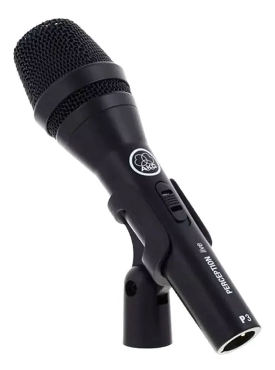 Microfone AKG P3 S dinâmico cardióide preto