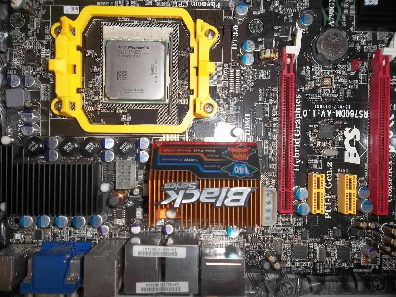 Placa Mãe ECS A790GXM-A  - Black Series - Foto 5