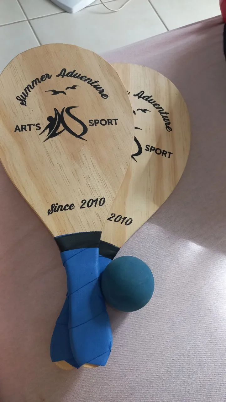 Kit Frescobol raquete e bola 