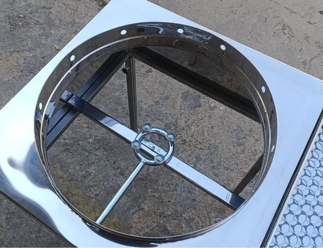 Fogão Pasteleiro em Inox com Tacho 10 Litros Completo com Queimador Mangueira Registro - Foto 3