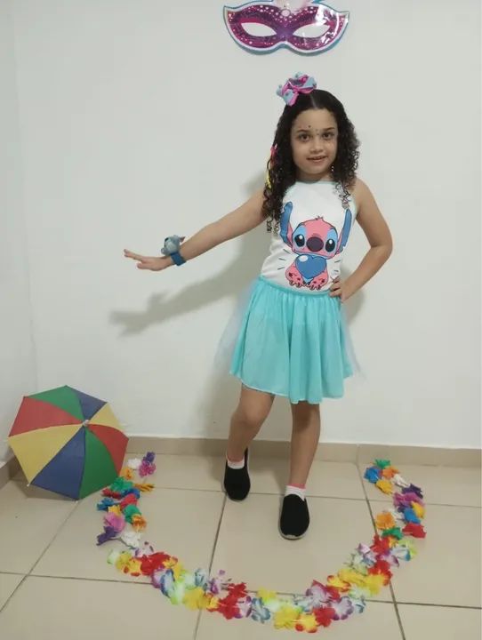 Fantasia do Stitch(2,4,6 e 8 anos) - Foto 3