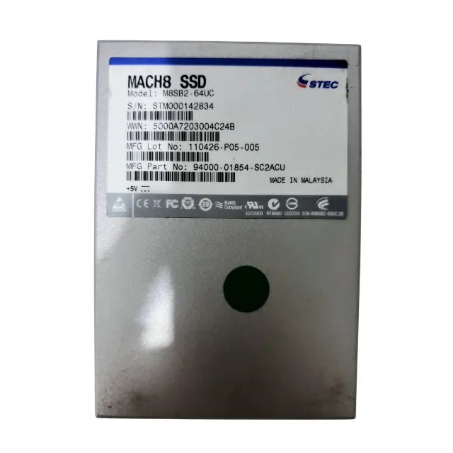 SSD Stec Mach8 Modelo M8SB2 - 64UC Usado 100% Saudável