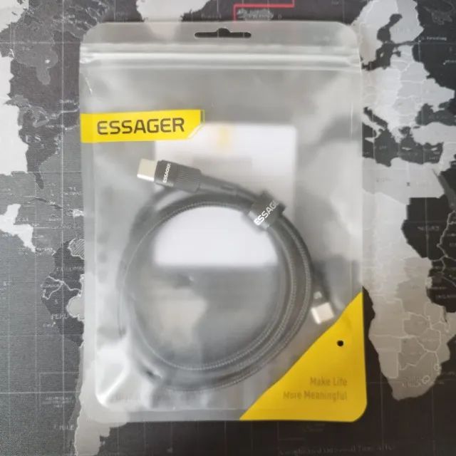 Cabo Tipo-C Essager 60W Turbo Power - Carregamento Super Rápido - Foto 3