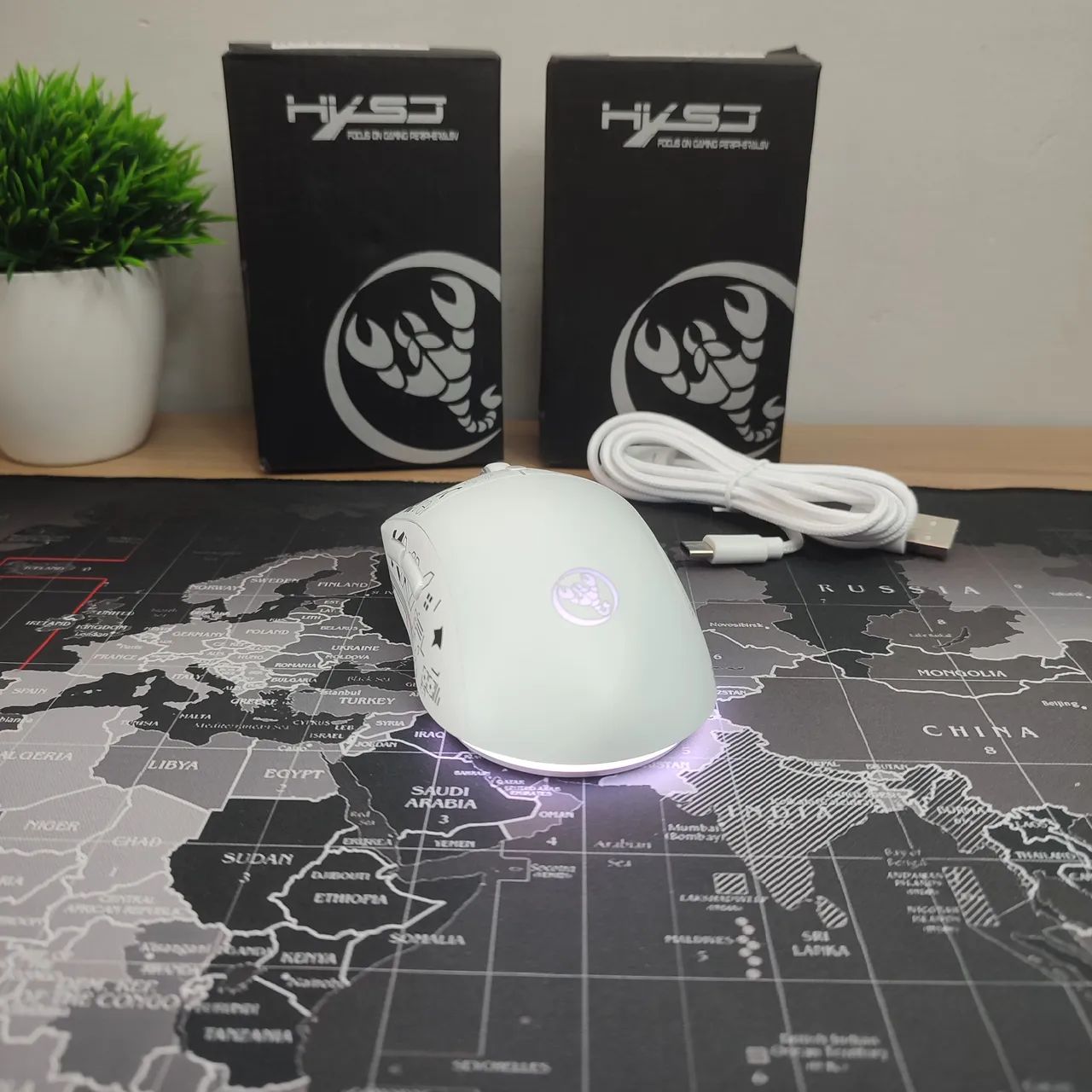 Mouse Sem Fio HXSJ T90 Recarregável Bluetooth  - Foto 3