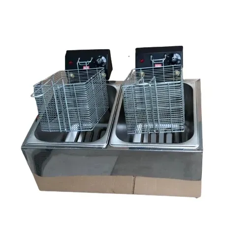 Fritadeira elétrica 16 litros 2 cubas de 8 litros linha profissional