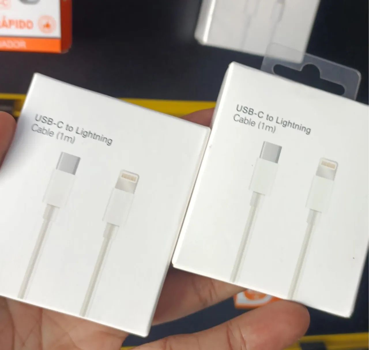 Cabo USB-C para Lightning 1 ou 2 Metros - TREQA - Foto 3
