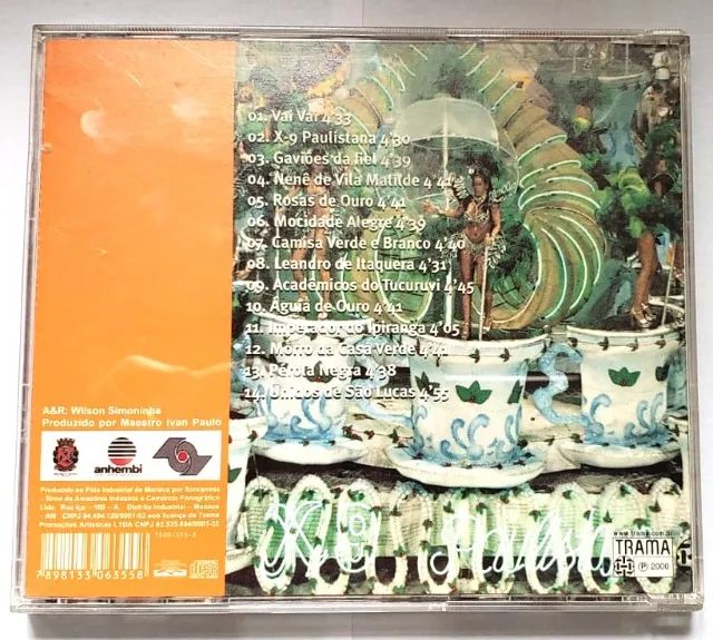 CD Sambas enredo carnaval de São Paulo 2001 - Foto 2