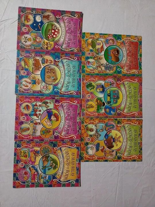 7 livrinhos as mais belas cantigas de roda