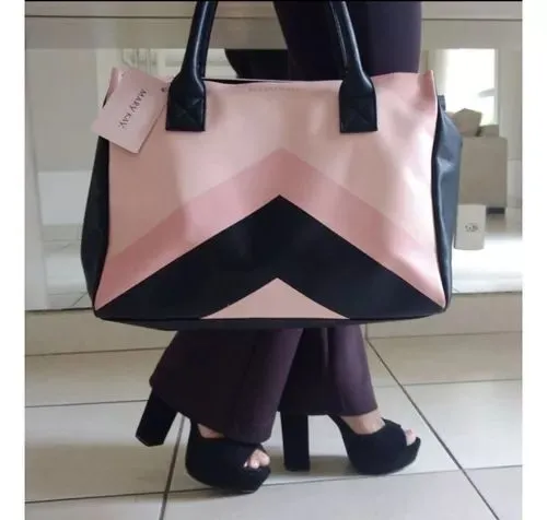 Bolsa It Bag By Lolita Mary Kay Preta e Rosa