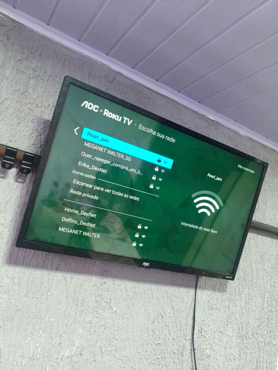 SMART TV AOC ROKU 32 POLEGADAS TOP PERFEITA BARATA R$650. ENTREGO!  - Foto 3