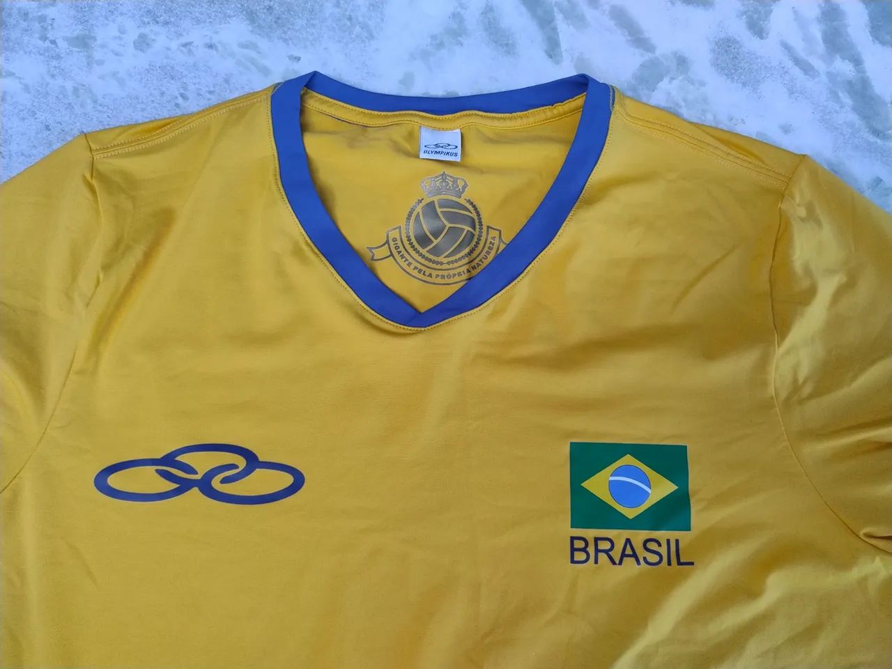 Camisa Brasil Vôlei CBV Olimpikus Original 2016 G - Foto 5