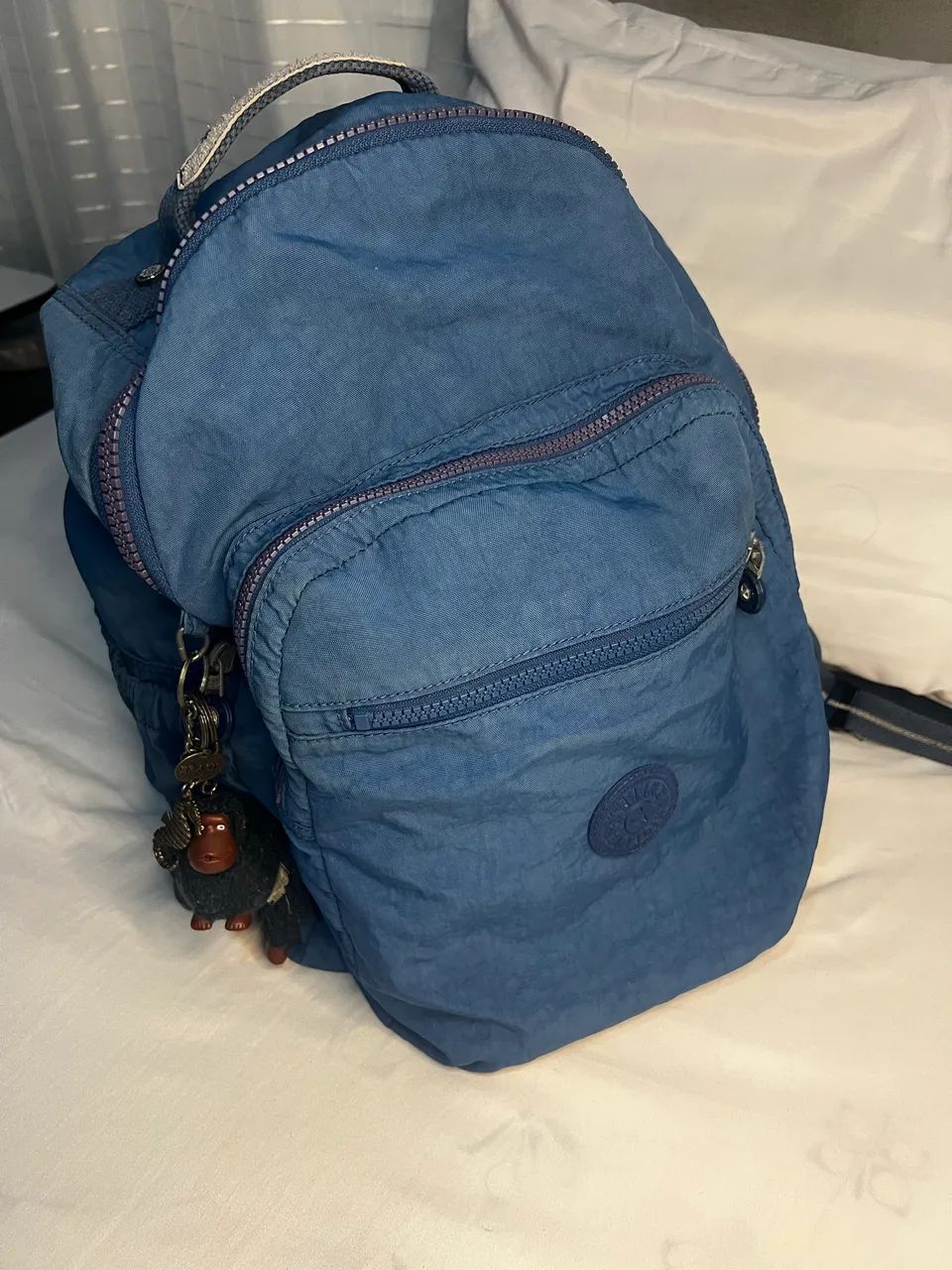 Mochila Kipling Seoul azul original 