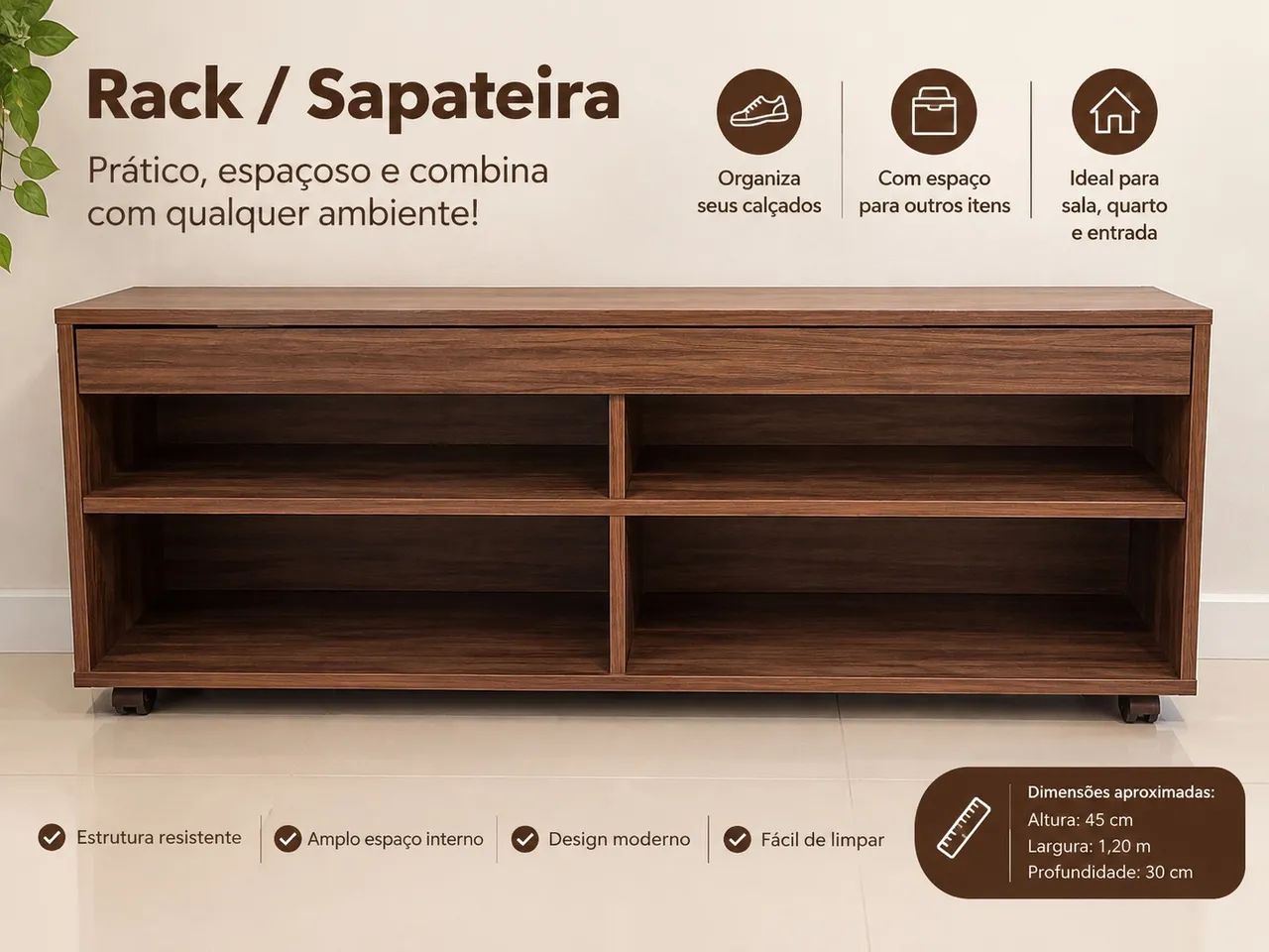 Guarda-roupa e Rack - Foto 2