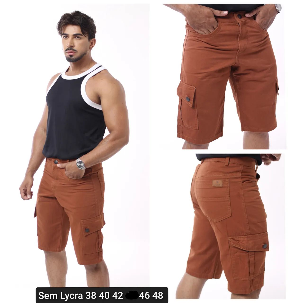 Bermudas Jens cargo masculino  - Foto 2