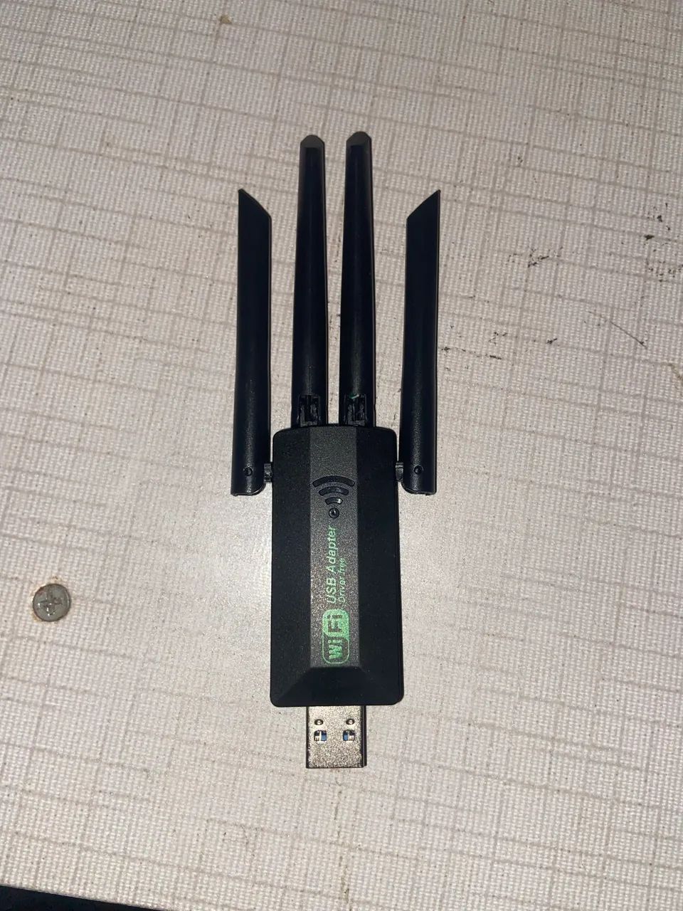 adaptador USB Wi-Fi Dual Band de 1200 Mbps com 4 antenas externas - Foto 2