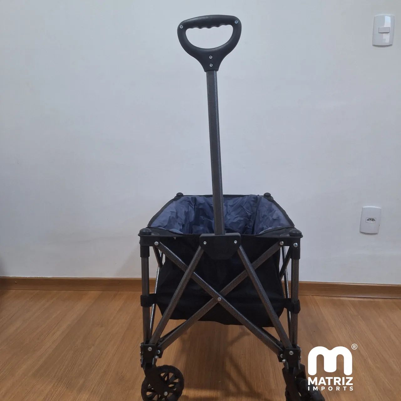 Carrinho Dobrável Multiuso Reforçado 100kg - Compacto e Resistente - Foto 4