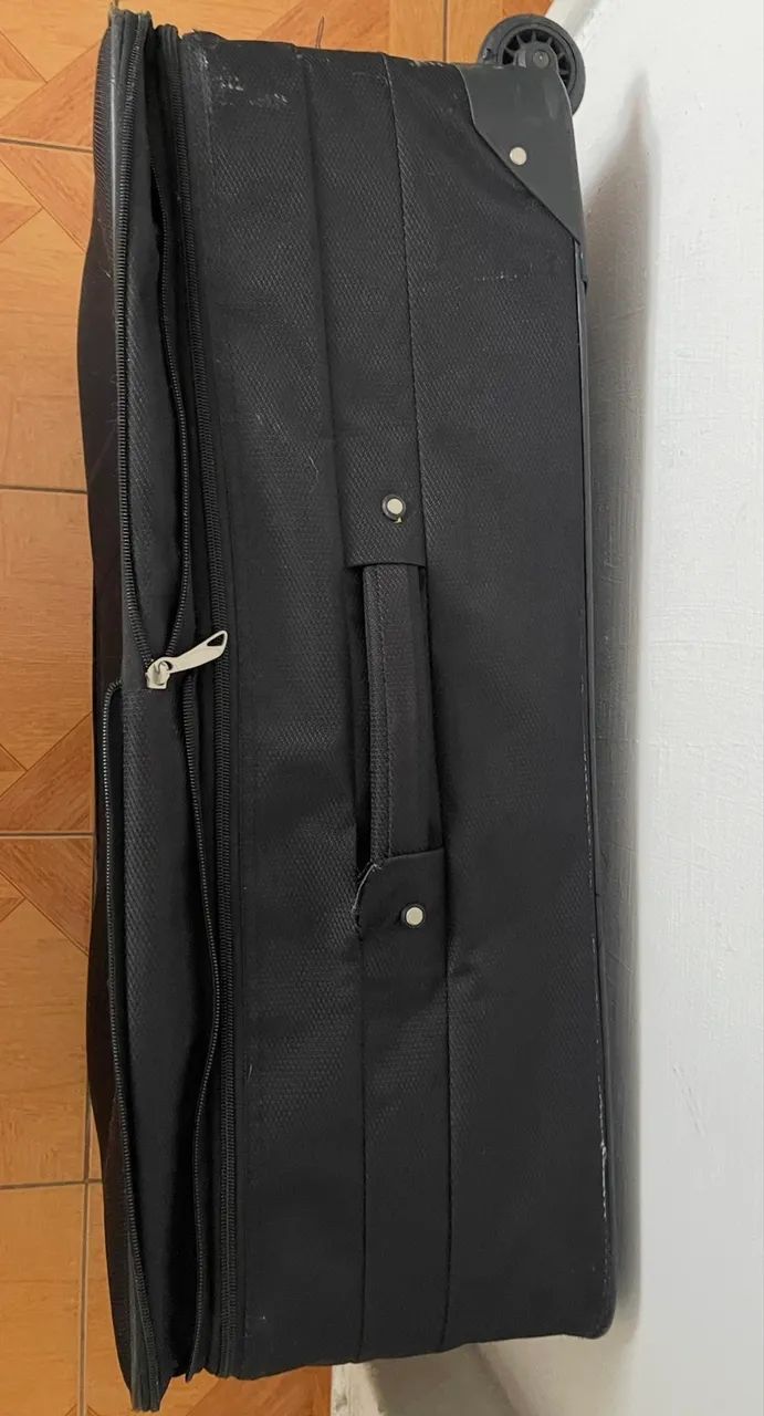 Mala 23kg preta tecido  - Foto 2