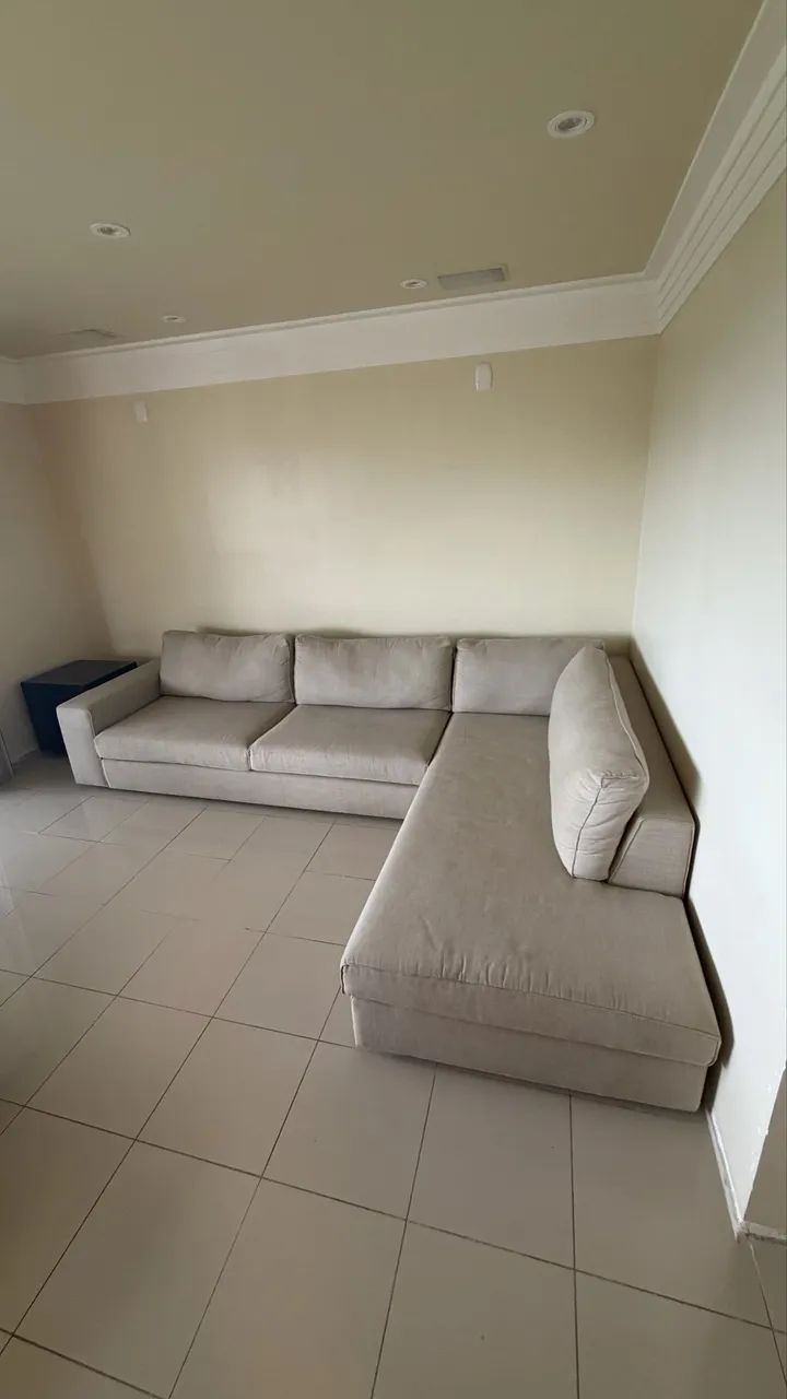 Sofá em L HOME DESING em linho - Foto 2