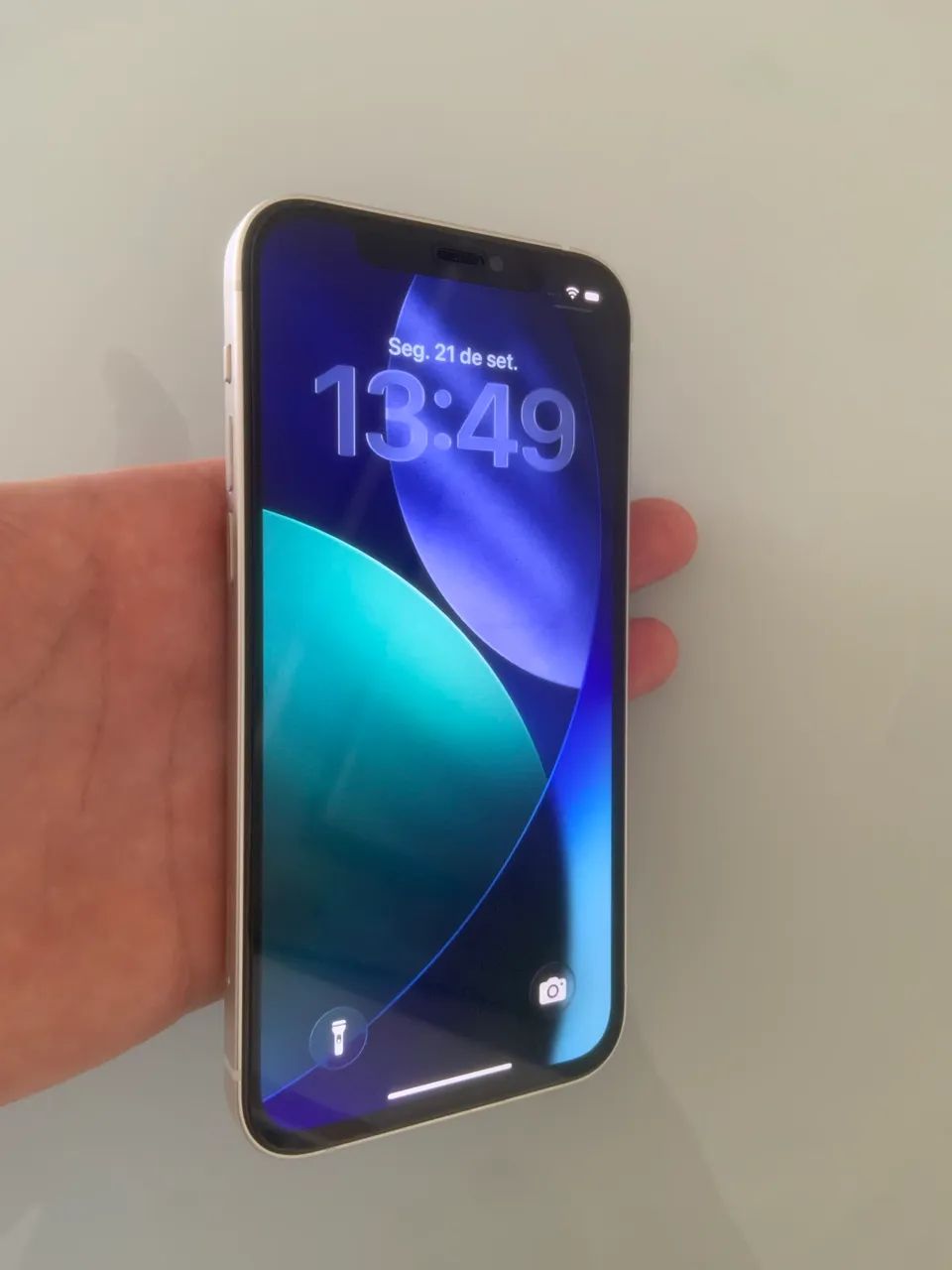 iPhone 12 128GB semi novo branco  - Foto 4