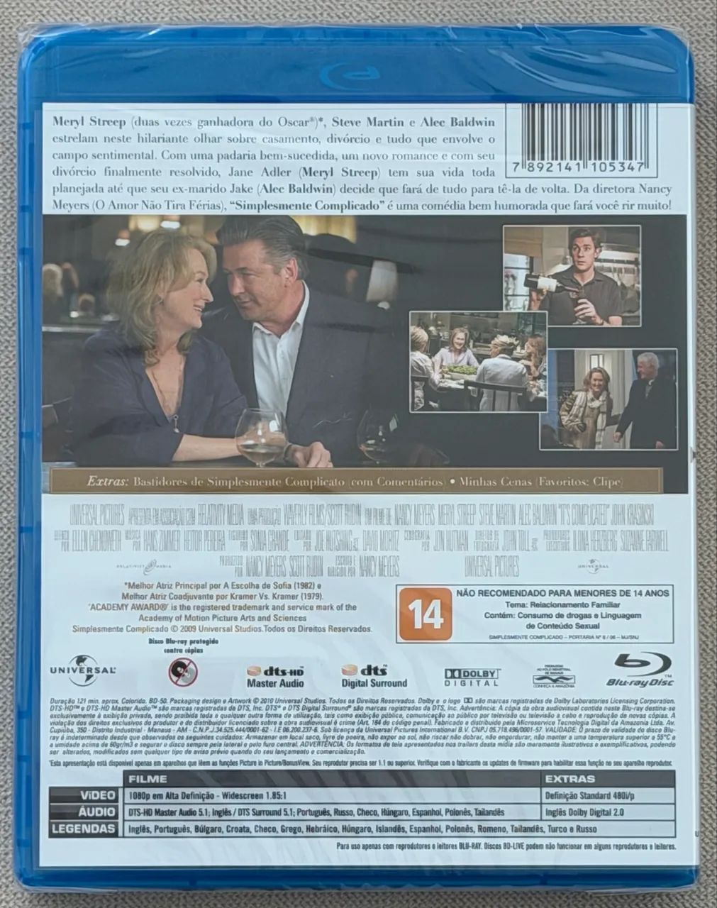 BLU-RAY SIMPLESMENTE COMPLICADO (ORIGINAL E LACRADO) - Foto 2