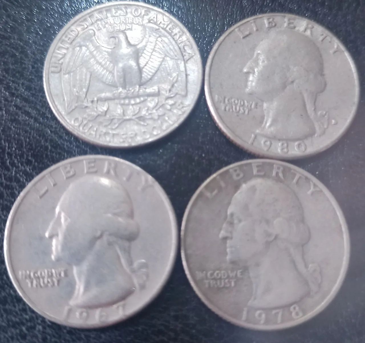 11 Moedas Americana 25 cents  - Foto 2