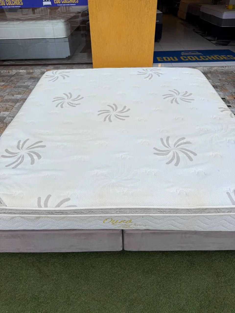 Cama box Super King ORTOBOM USADA TOP - ENTREGO  - Foto 5