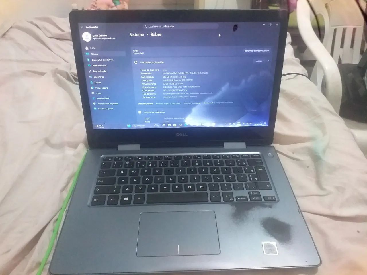 Vende-se notebook DELL