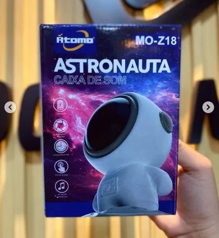 Caixa de Som Astronauta Bluetooth