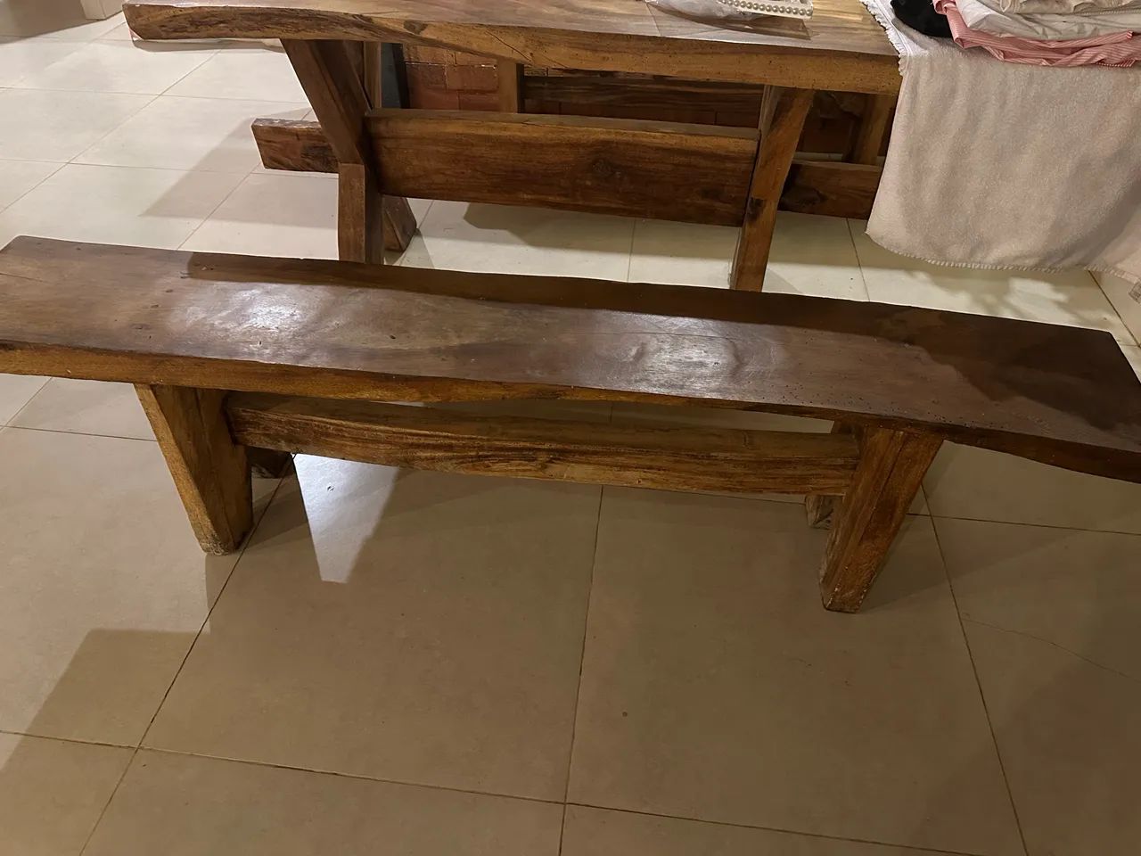 Bancos de madeiras  - Foto 3