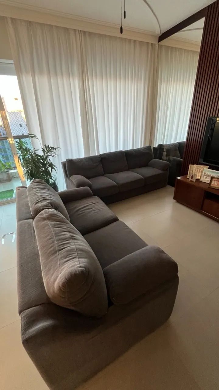 Conjunto de Sofás 3 e 2 Lugares + Sofá-Cama Casal - Foto 3