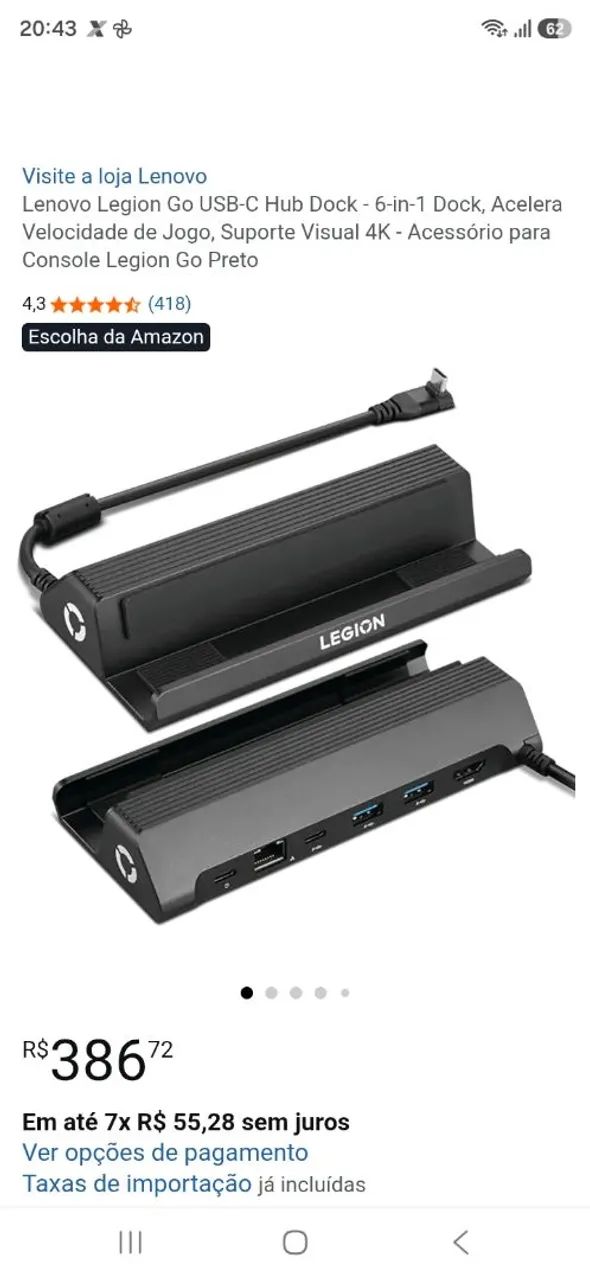 Vendo dock legion go. - Foto 2