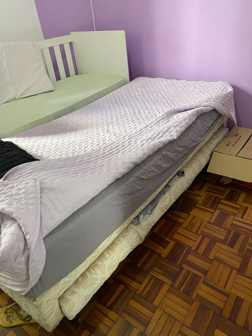 Cama box de solteiro