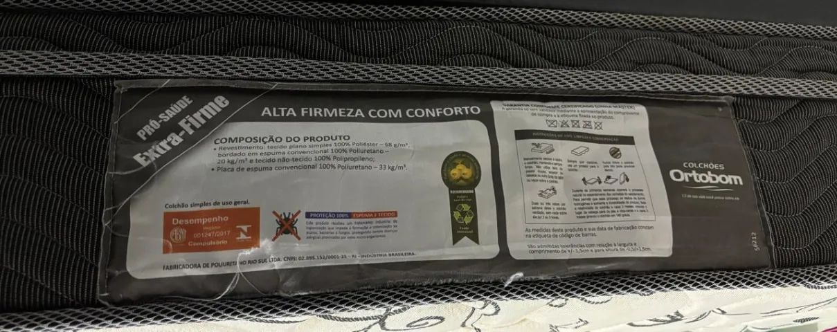 Colchão Viúva Ortobom + Base Cori Black - Foto 4