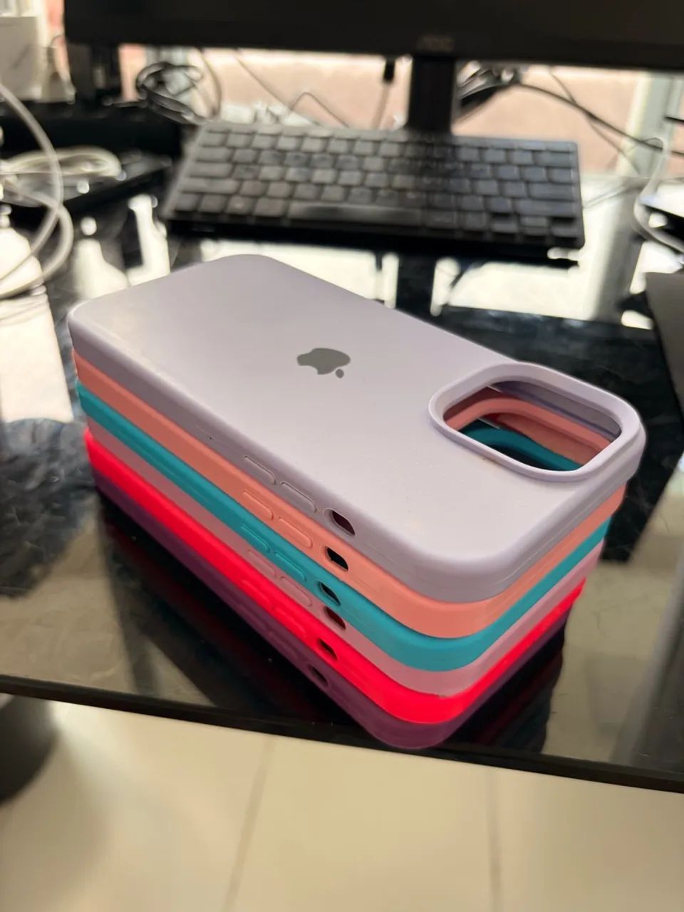 Kit 7 Capinhas iPhone 13 Pro Max - Várias Cores - Foto 4