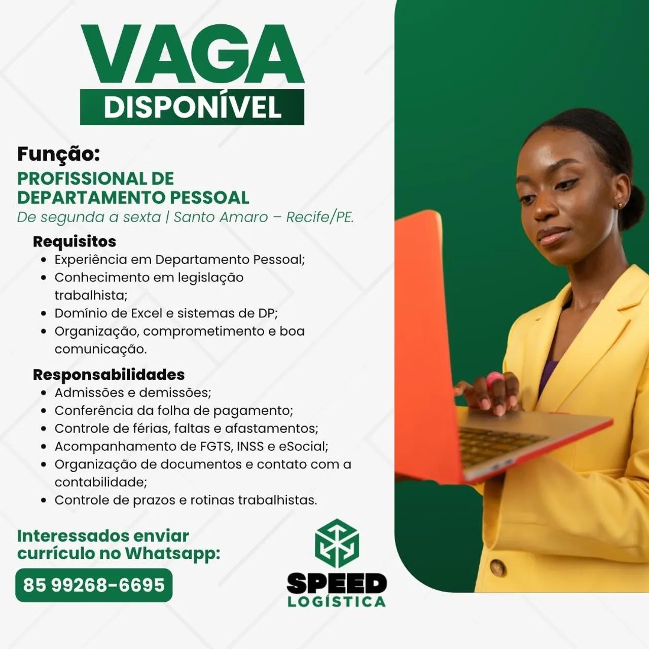 Departamento Pessoal 
