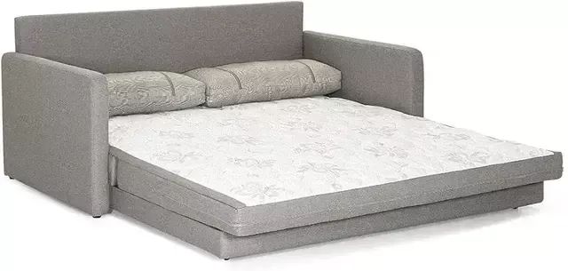 Sofá Cama Herval Versátil Queen 1,76M - Linho cinza - Foto 5