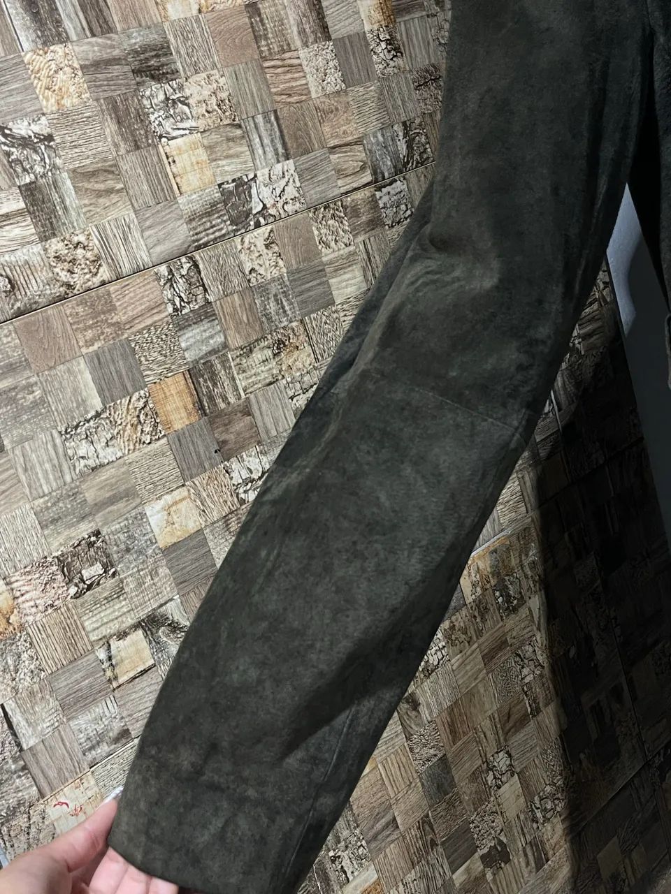 blazer vintage em camurça legítima, - Foto 2