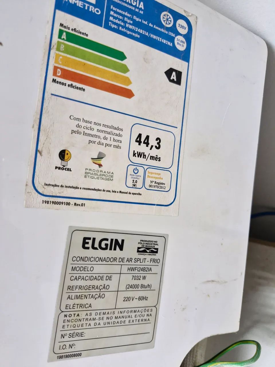 AR CONDICIONADO ELGIN 24000 BTUS - Foto 3