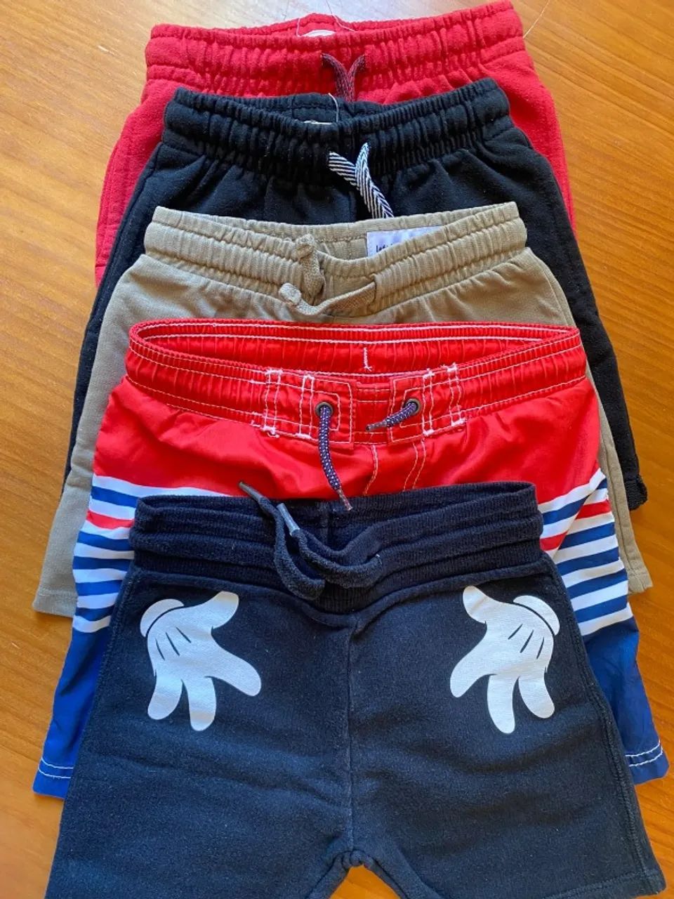 Kit 5 Bermudas - 2 Anos