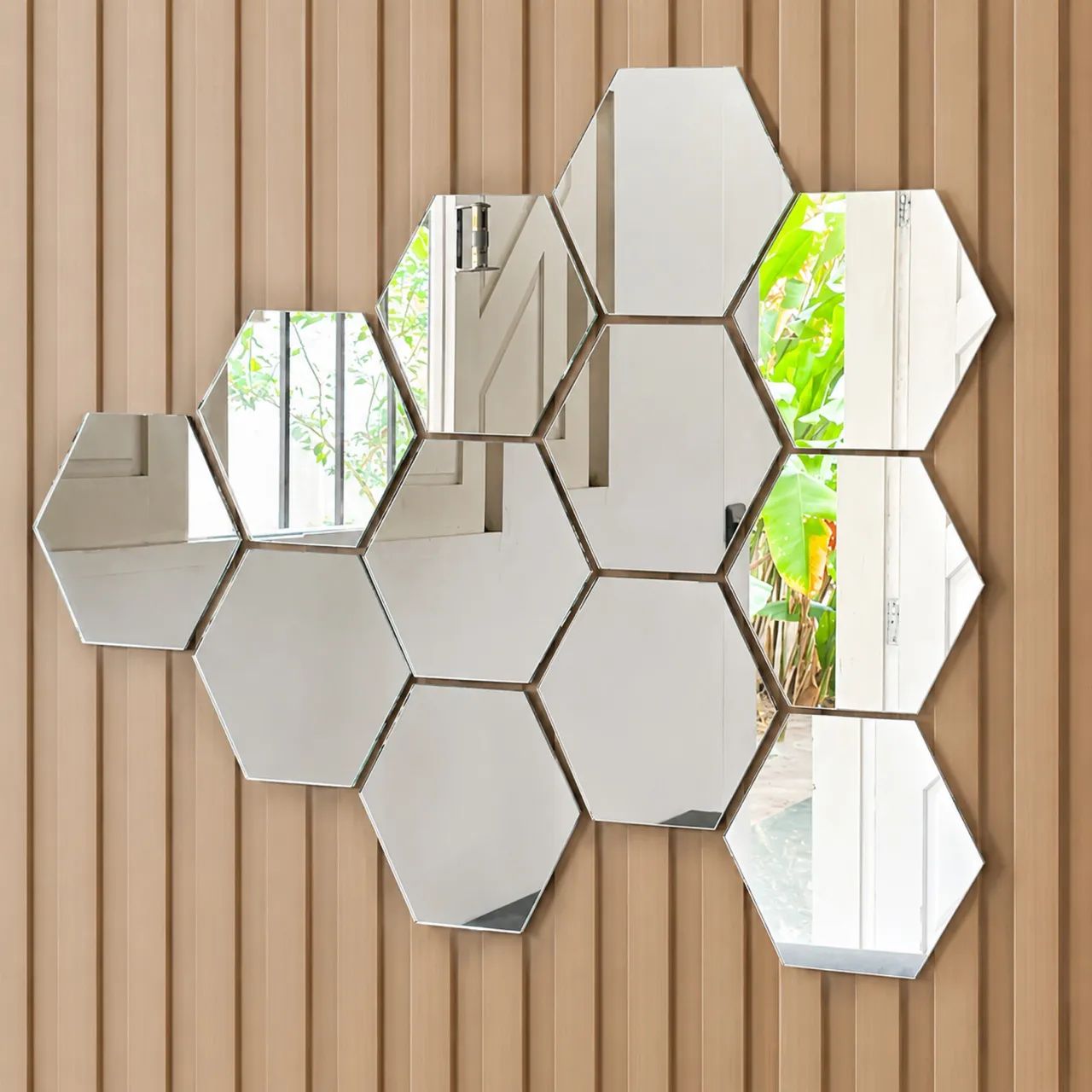 Espelhos Decorativos Hexagonal - Foto 2