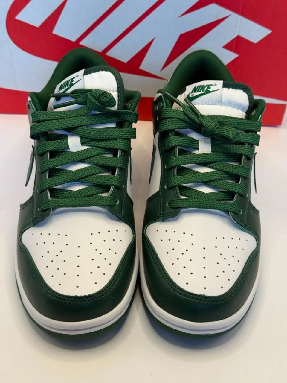 tenis nike dunk low verde tam 40.5 - Foto 2