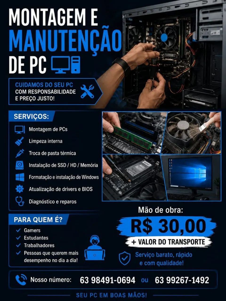 MANUTENÇÃO DE PC 