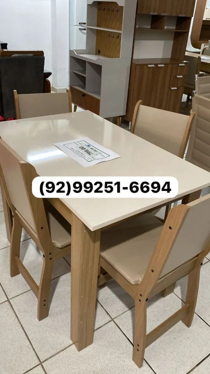 mesa de jantar 4 lugares barata