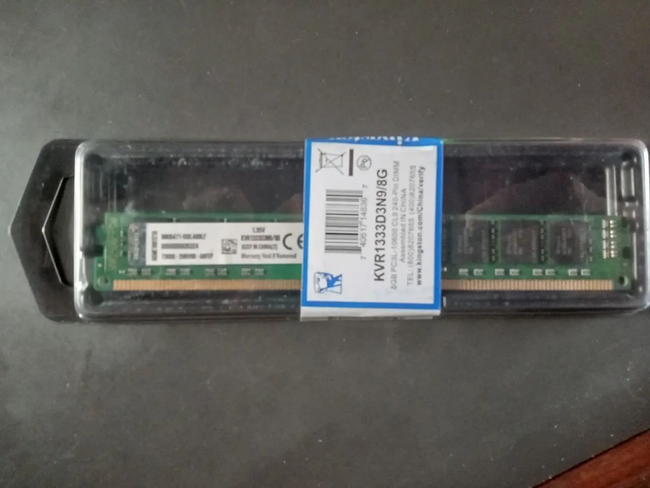 memoria ram 8gb ddr3 kingston 