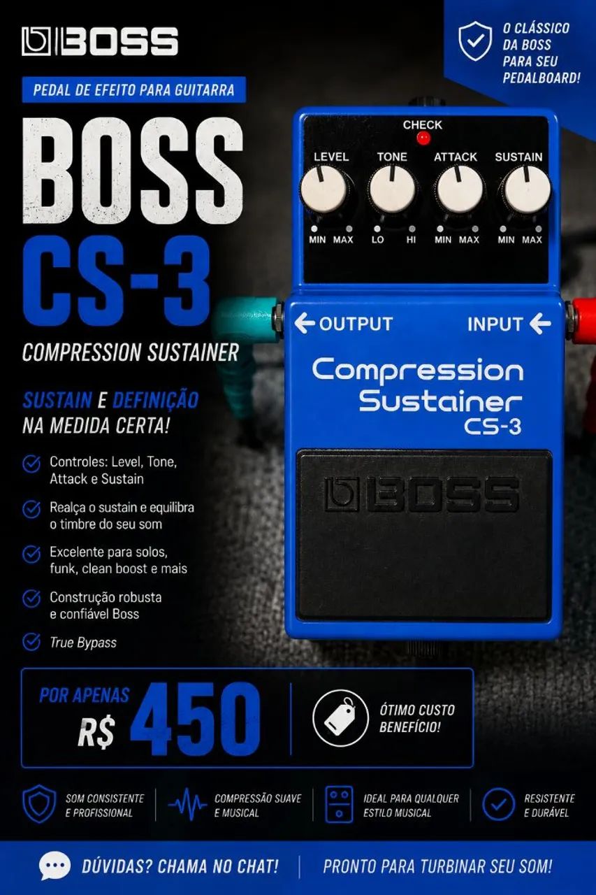 Pedal Boss CS-3