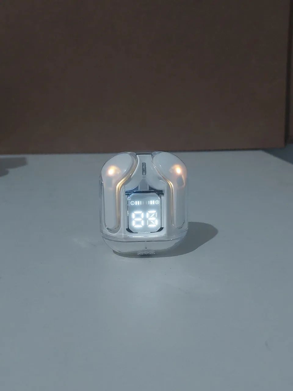 Fone de ouvido sem fio transparente  - Foto 2