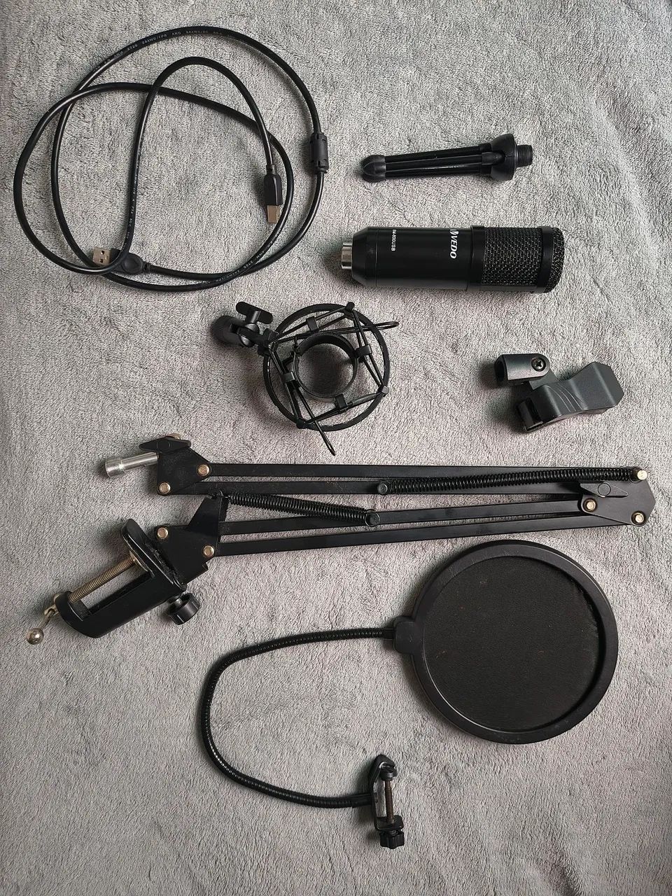 Microfone VEDO BM-800USB USB + Kit Completo com Braço Articulado - Foto 5