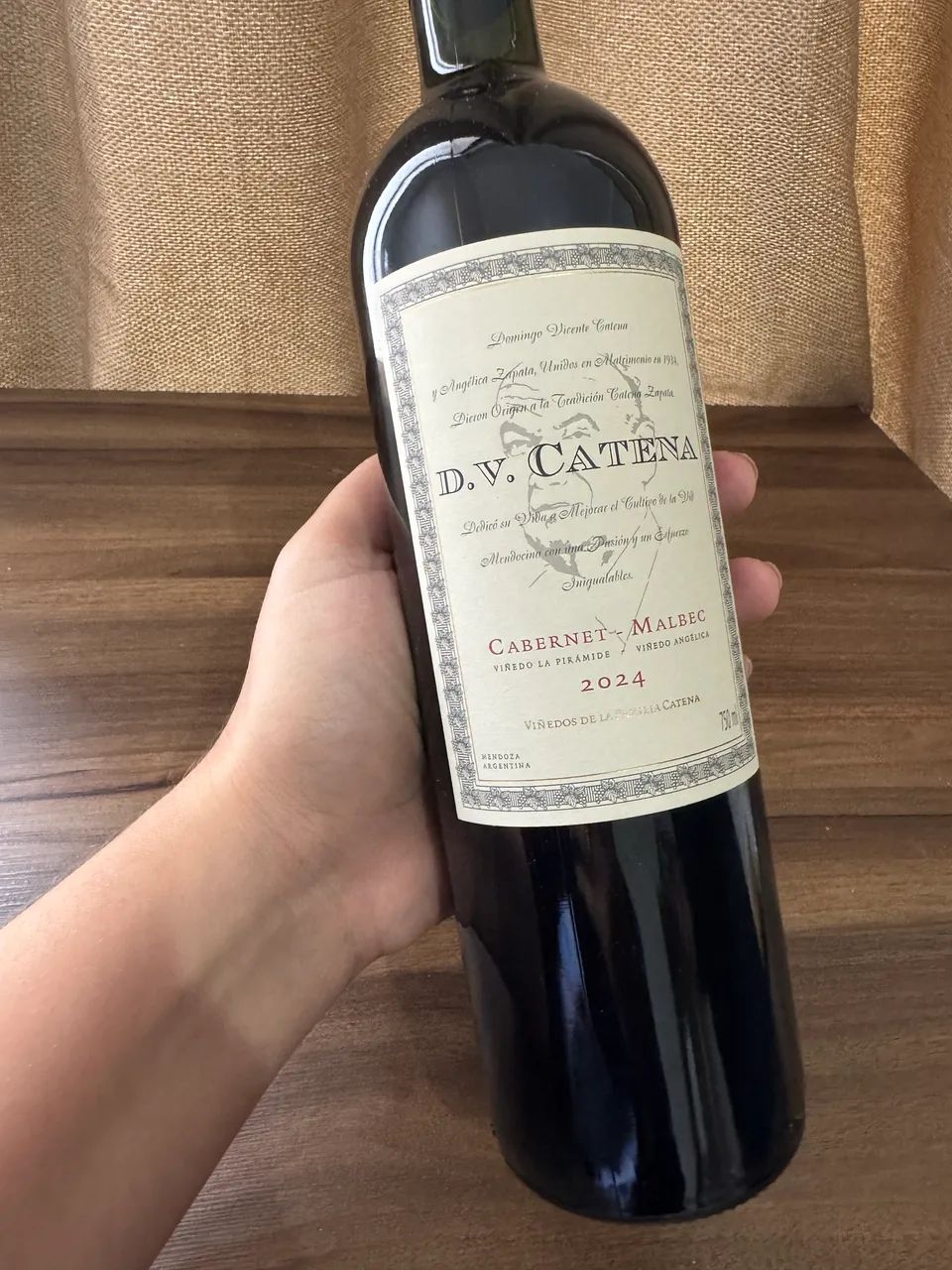 Vinho DV CATENA CABERNET MALBEC 750ml