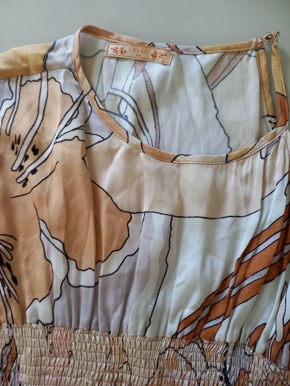 Blusa de seda,Colcci ombro só P - Foto 3