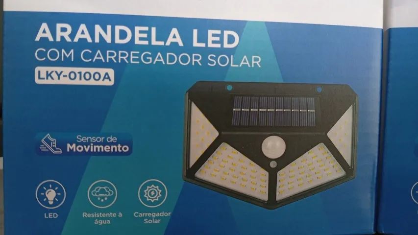 Arandela LED com carregador Solar - Foto 2